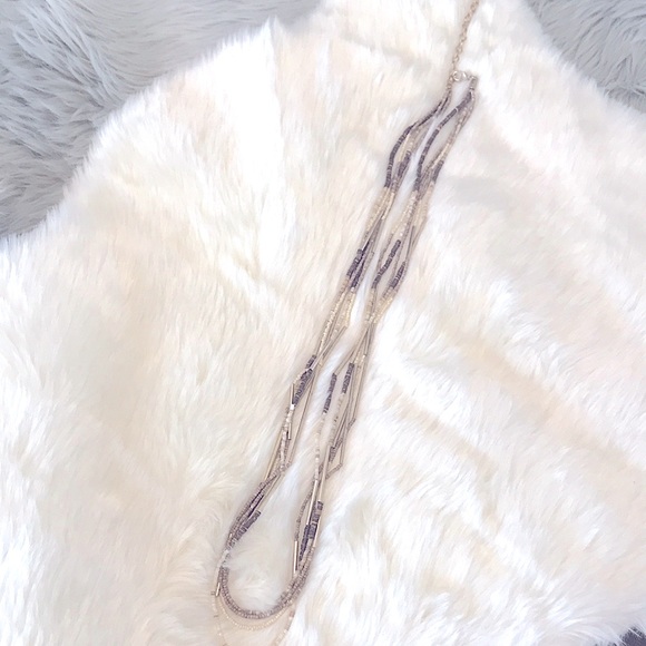 VTG Boho Long Multi-Layered Earth-Tone Seed Beads - Picture 2 of 15